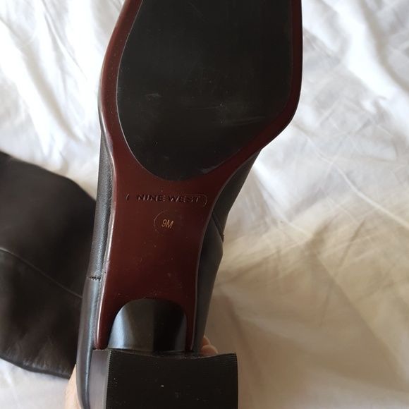 Under knee square toed boot BROWN 9M - Picture 5 of 5